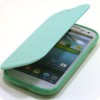  Samsung Galaxy S3 III i9300 Leather Jelly Flip Case Cover Card Holder Mint HB 