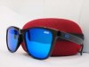  New Ideal Polarized Sunglasses Black Frame Blue Lens 