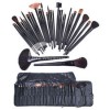  Pro 32 Pcs Makeup Brush Set Cosmetic Brushes Set Kit Black Case 