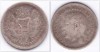  1870 Guatemala Silver Twenty Five Centavos Fine 