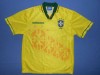  Brasil CBF 1994 1996 Umbro Home Shirt Jersey Trikot Maglia Camiseta Sz L 