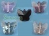  30 Mixed Crystal Glass Faceted Butterfly Beads 15x12mm 