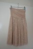  Zara Pink Strapless Dress Size M 