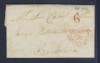  Spain 1843 Pre Philatelic Letter from Olot to Barcelona 12814 