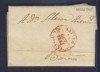  Spain 1845 Pre Philatelic Letter from Mataró to Barcelona 12788 