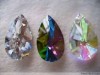  New Wholesale Wonderful 12pcs 39mm Teardrop Crystal Glass Pendants 