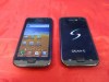  Two Samsung Galaxy s Mobile Phones Both Faulty for Spares Both Power On 