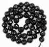  Faceted 8mm Black Agate Onyx Round Loose Beads Gemstone 15