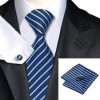  C 337 Mens 100 Silk Neckties Tie Hanky Cufflinks Sets Free Start from $0 01 