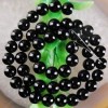  Beautiful 8mm Black Agate Onyx Round Loose Beads Gemstone 15