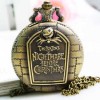  A Nightmare Before Christmas Bronze Disney Jack Quarz Pocket Watch Steampunk 