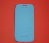  Carcasa Trasera Con Tapa Flip Cover Para Samsung I9500 Galaxy S4 Azul Claro 