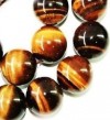  8mm African Roar Tiger's Eye Gems Round Loose Beads 15