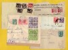  Spain c1930s Censura Militar Lot Melilla Trabajo Contra El Paro Malaga Liberada 