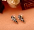  Personality Lightning Ear Studs Colorful Crystal Earrings Punk Earrings QD0169 