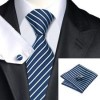  C 343 Mens 100 Silk Neckties Tie Hanky Cufflinks Sets Free Start from $0 01 