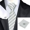  C 428 Mens 100 Silk Neckties Tie Hanky Cufflinks Sets Free Start from $0 01 