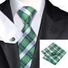  C 417 Mens 100 Silk Neckties Tie Hanky Cufflinks Sets Free Start from $0 01 