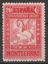  20 cts URG Montserrat Edifil Nº 649 Nuevo 