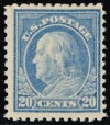  US Stamp 515 20c Light ULTRAMARIN​E1917 19 11P MH OG Stamp 