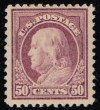  US Stamp 517 50c Red Violet 1922 25 Flat Plate 11P MH OG Stamp 