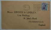  1932 Spanish Envelope Cancelled London Paqubot Machine Cancel A0520 