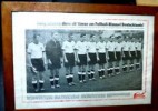  DT Fussball Nationalmannschaft V 1954 Im Holzrahmen CA 52 cm x 37 cm 4QM2248 