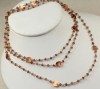  Smokey Topaz 925 Silver Necklace 