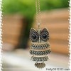  Free Shipping 12 Strands Owl Charming Modern Necklaces Vintage Women Punk Metal 