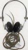  'Brunet' Crystal Radio WKG 4000Ω Headphones Head Set Wireless Receiver TSF BBC 