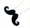  New Hot Trend Style Lot 6pcs Fashion Retro Black Beard Soft Charming Necklaces 