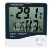  Multi Function HTC 1 Digital LCD Alarm Clock Temperature Humidity Meter Temp 