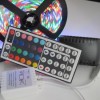  Decorate 5M RGB SMD 3528 300 LED Strip with 44 Key IR Remote with Power Adapter 