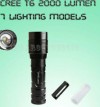  CREE XM L T6 Zoomable 2000 Lumen LED 26650 18650 Flashlight Torch New Arrival 