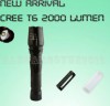  CREE XM L T6 Zoomable 2000 Lumen LED 18650 Flashlight Torch New Arrival 