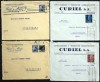  Spanien España Spain 1931 1959 4 Belege Nach Bellinzona CH 