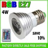  2013 New 4W E27 LED Spotlight Bulb Light 16 Colors Lamp Remote Control Fr RGB 