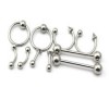  5 Pairs Mixed Style Cartilage Steel Horseshoe Lip Eyebrow Tongue Earrings MA25 