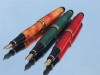  3PENS One Lot of RARE Vintage Beautiful Hero Fountain Pens Students Pen 1995s 