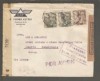  Stamped Censored Cover from Spain S295 