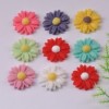  20pcs Resin Flower Flatback Cabochons EF6085 22x6mm 