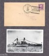  USS Oklahoma BB 37 Enroute Bilboa Spain Squadron 4OT Sunk 1941 