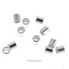  100x Sterling Silver 2x2mm Crimp Bead 2x2 mm Tube 2mm 