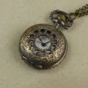  Retro Women Necklace Quartz Movement Mini Pocket Watch Arabic Number Gift 