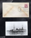  USS Raleigh CL 7 Squadron 40T Valencia Spain Real Picture Postcard 