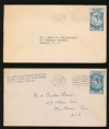  USA 1934 Antarctica Expedition Byrd Covers X2 G7082 