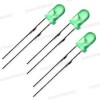  50pcs 3mm Green Round Diffused Yellowish Green Lens LED Light Lamp 5000mcd 