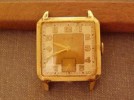  1937 Elgin MEN'S Vintage Square Watch 7 Jewels Repair OR Parts 