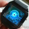  Fashion Black Digital Wrist LED Watch Quartz Hours Alarm Day Date Boys D0101 