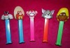  5 Looney Tunes Character Pez Dispensers 